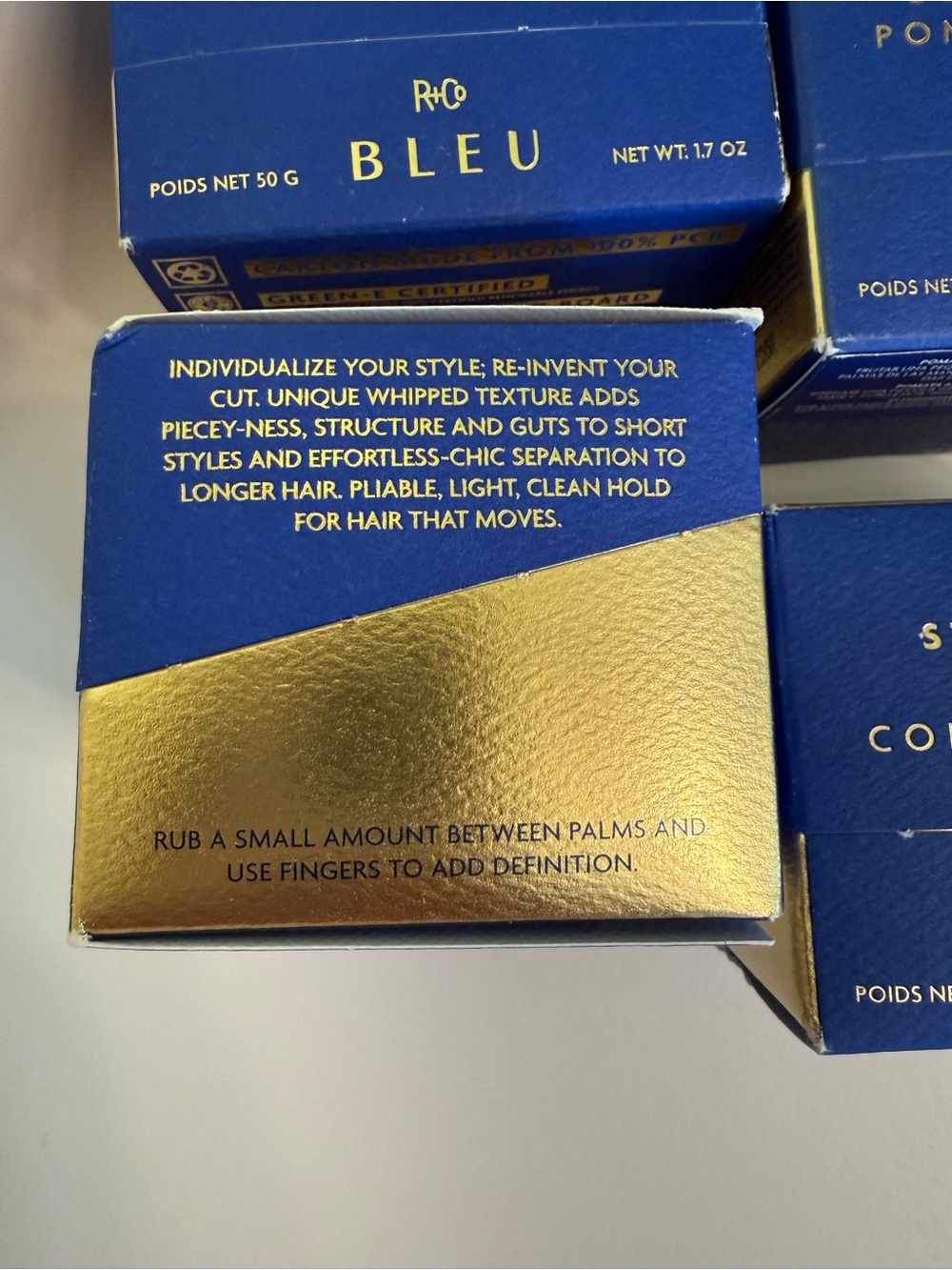 R+Co Bleu Elastic Styling Pomade — 1.7 ounces - Picture 2 of 4